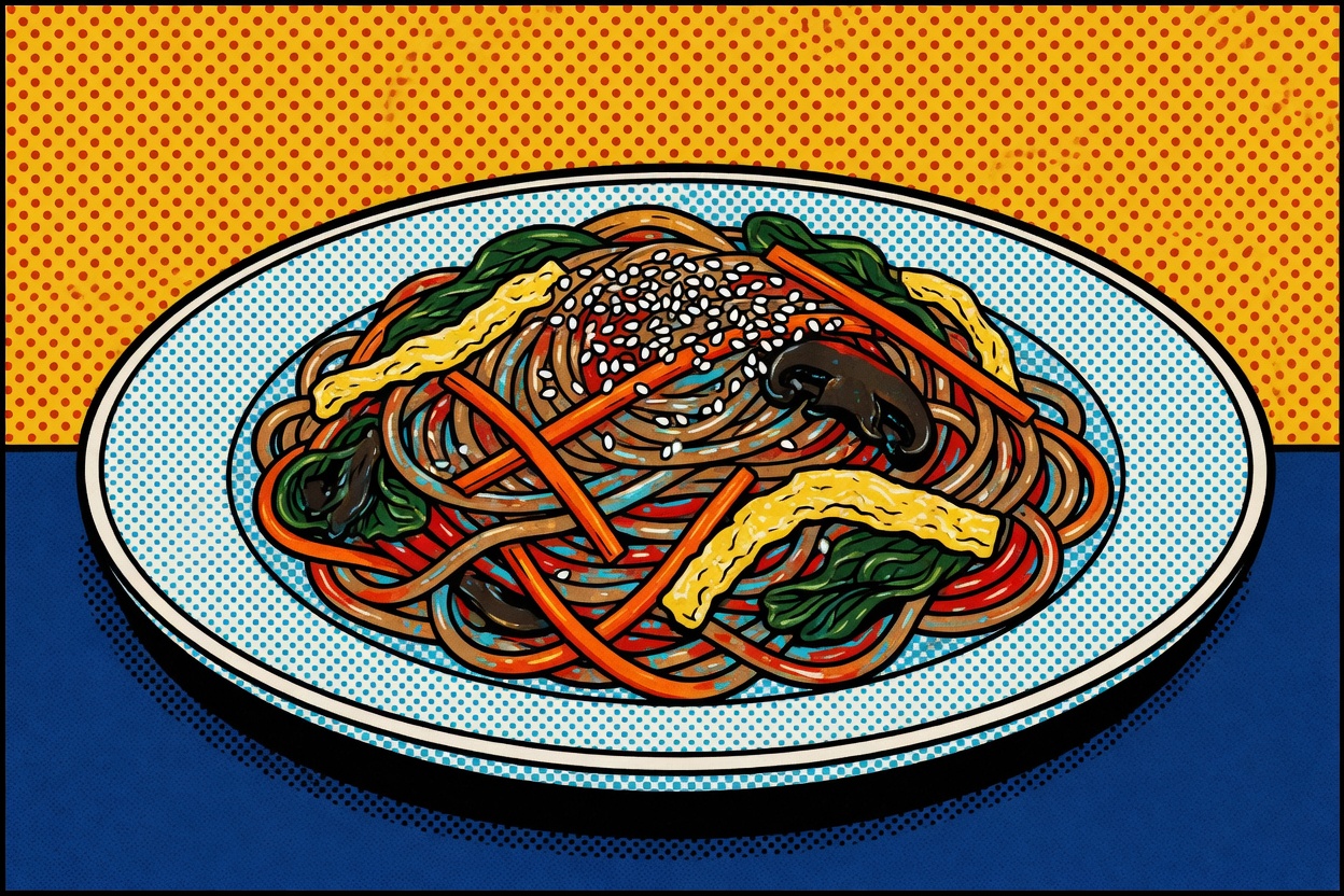 Classic Japchae — Royal Glass Noodles